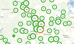Интерактивная карта сбора отходов в Ярославской области